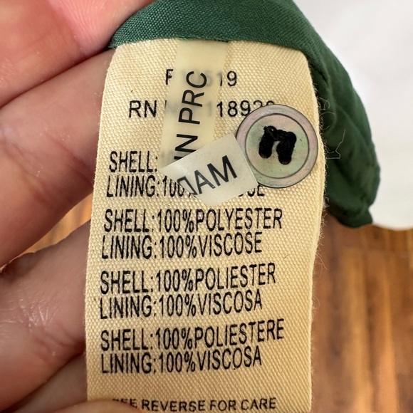 FRNCH Abelie Emerald Green Faux Wrap Midi Dress Size Small - Picture 7 of 10